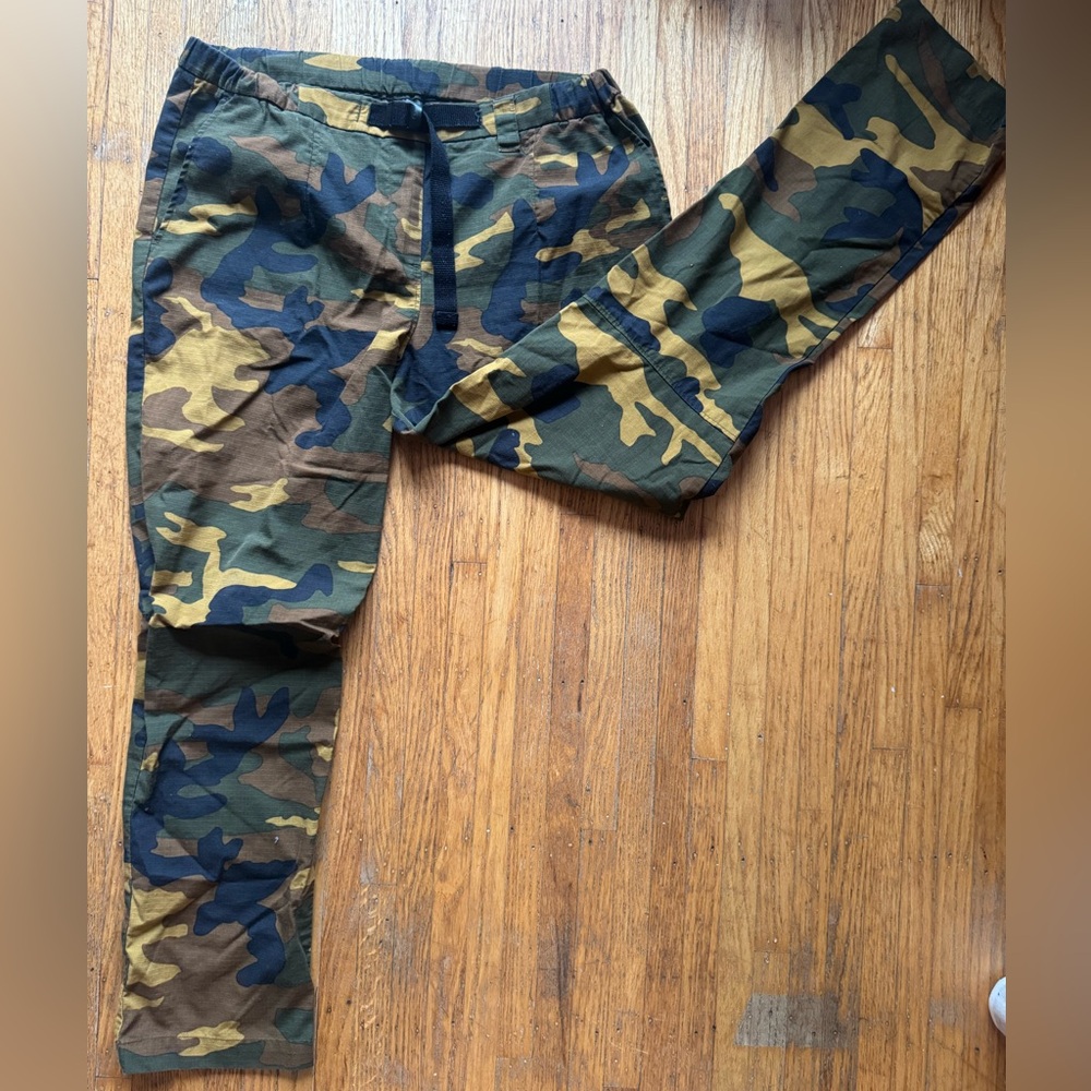 Herschel Supply Company Men's Camo Jogger Cargo Pants - Green/Brown/Black